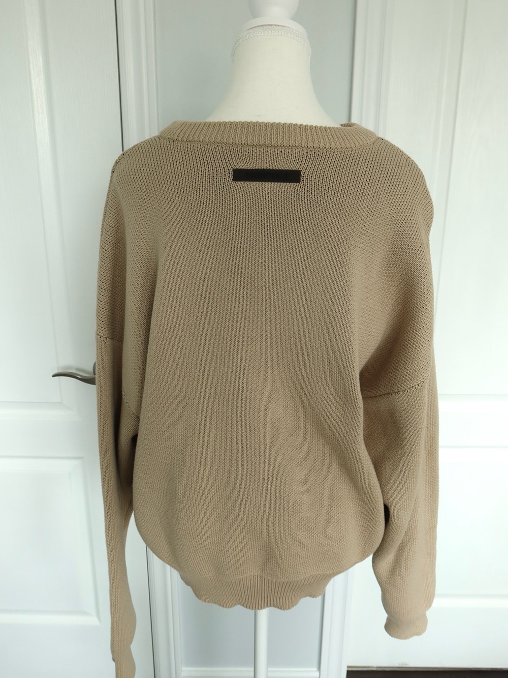 Essentials Tan Knit Sweater - Picture 5 of 9